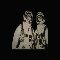 Astronauts cat t-shirt black sublimation