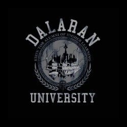 shirt dalaran university warcraft sublimation