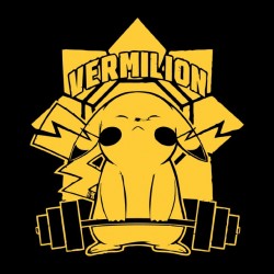 pokemon vermilion sublimation shirt