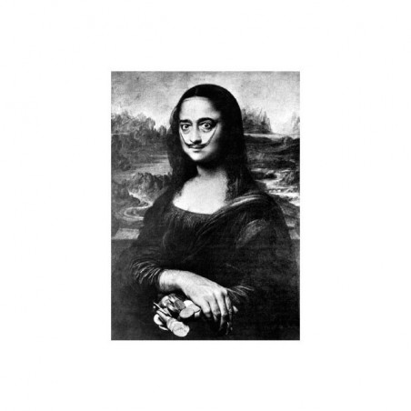 Tee shirt Salvador Dali Joconde autoportrait  sublimation