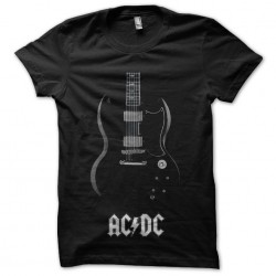 tee shirt acdc guitare...
