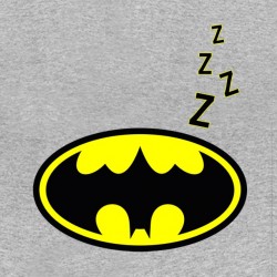 batman shirt Zzz gray sublimation
