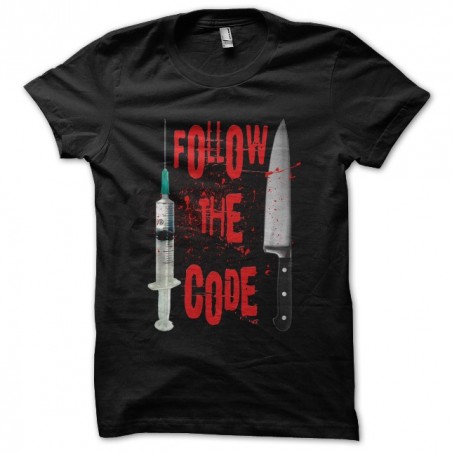 dexter shirt follow the code black sublimation
