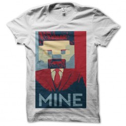 minecraft shirt mine obama sublimation