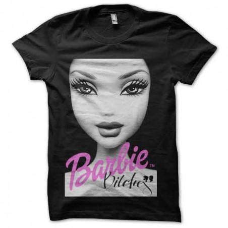 black and white barbie shirt