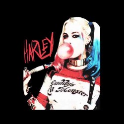 shirt harley quin suicide squad sublimation