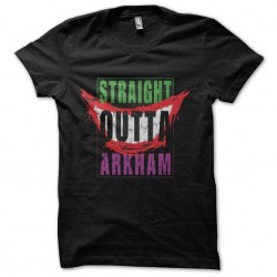 shirt straight outta arkham...