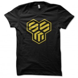 Macross border symbol t-shirt in black sublimation