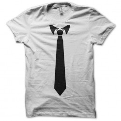 T-shirt MIB tie black in white sublimation
