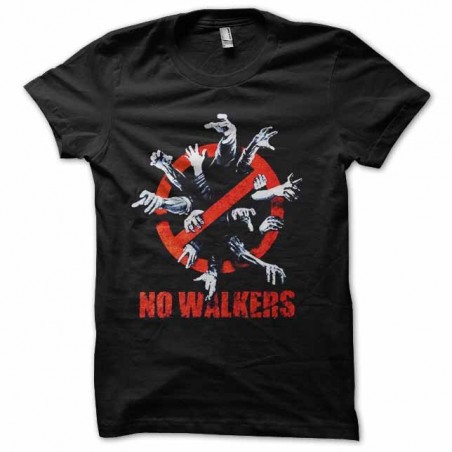 tee shirt no walkers walking dead sublimation