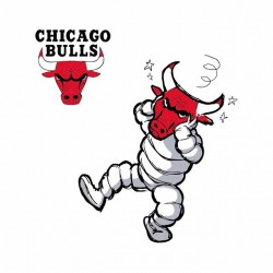 tee shirt chicago bulls vs vache qui rit sublimation