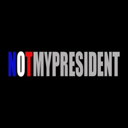 tee shirt not my president  sublimation