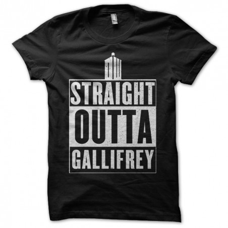 tee shirt Doctor Who - Straight outta Gallifrey sublimation