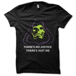 tee shirt skeletor justice...