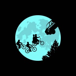 shirt stranger things parody and the extra terrestrial sublimation