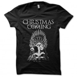 tee shirt Christmas is coming sublimation