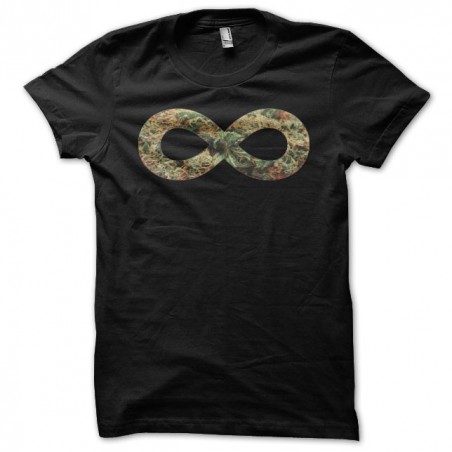 T-shirt Marijuana infinite black sublimation