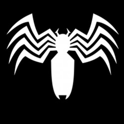 Venom symbol black sublimation t-shirt