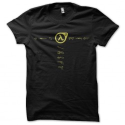 Half life ammo and weapons black sublimation t-shirt