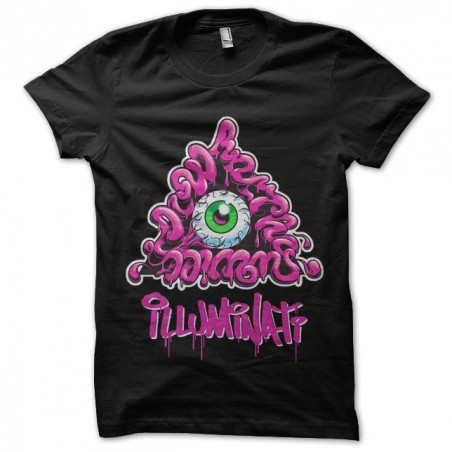 tee shirt organic illuminati  sublimation
