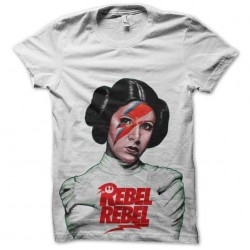 tee shirt princess leia rebel bowie sublimation