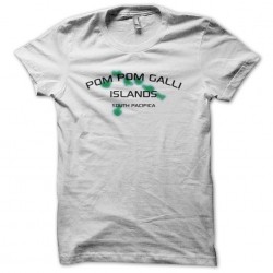T-shirt The American Class PomPom Galli islands white sublimation