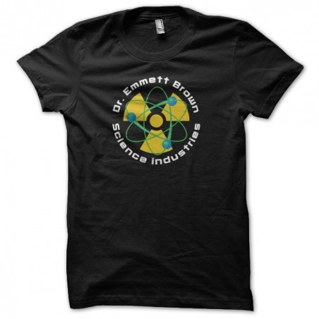 Doc Emmet Brown Science Industries t-shirt black sublimation