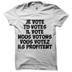 presidential elections shirt vote sublimation
