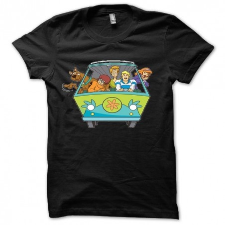 Black T-shirt Scoobydoo sublimation