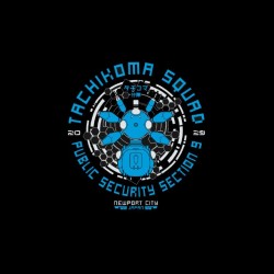tee shirt ghost in the shell tachioma squad sublimation