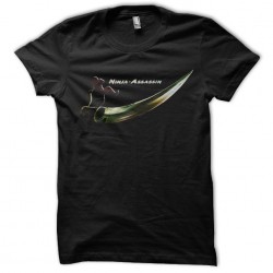 Ninja assassin t-shirt in black sublimation