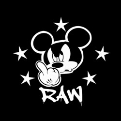 shirt RAW sublimation Mickey