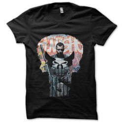 the punisher comic book sublimation