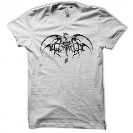 T-shirt Skull dragon tattoo white sublimation