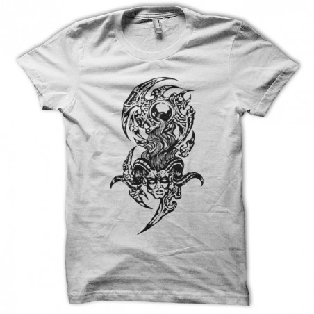 T-shirt Biomech tattoo in white sublimation