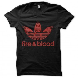 fire and blood game of thrones sublimation