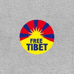 tee shirt free tibet anti chine sublimation