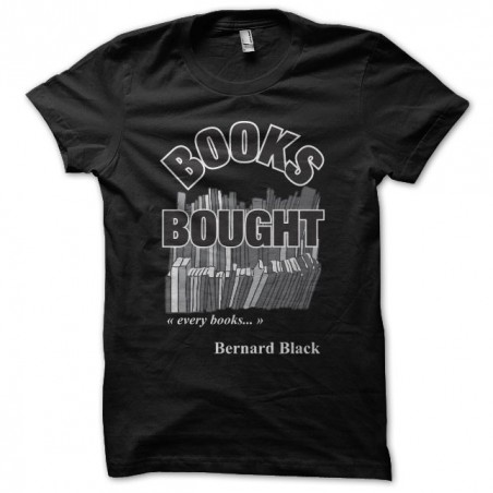 Tee shirt Black Books every books bought  sublimation