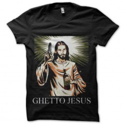 tee shirt jesus ghetto gangsta  sublimation
