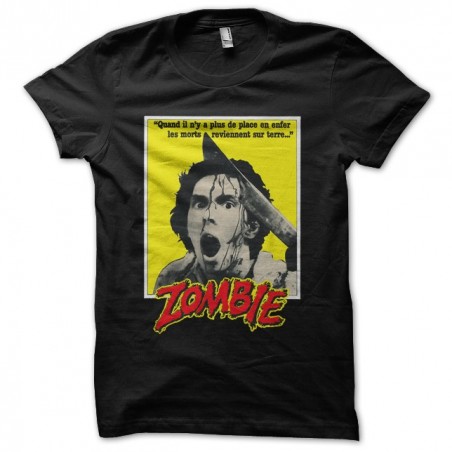 shirt Zombie Romero black sublimation