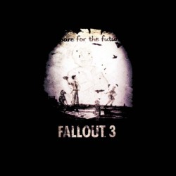 tee shirt fallout 3 poster sublimation
