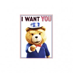 tee shirt ted i want you sublimation