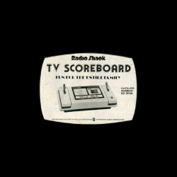 T-Shirt Radio Shack TV Scoreboard Black Sublimation