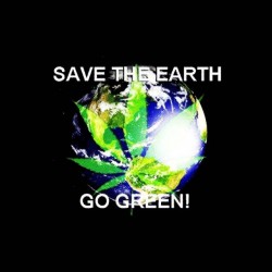 tee shirt ecolo green planete ganja sublimation