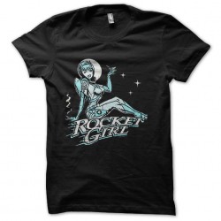 tee shirt rocket girl pinup sublimation