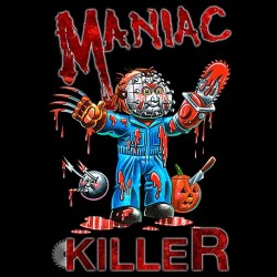 shirt Crados Maniac Killer black sublimation