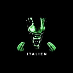 tee shirt alien est italien sublimation