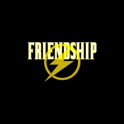 Flash friendship Friendship justice league basis black sublimation t-shirt