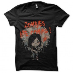 tee shirt zombies are coming daryl walking dead sublimation