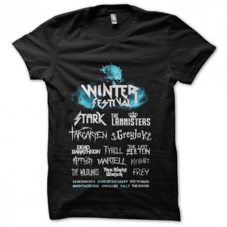 tee shirt game of thrones winter festival sublimation
